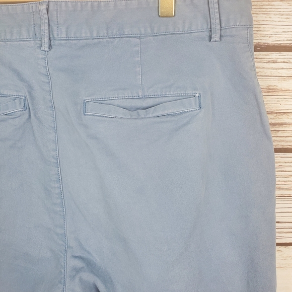 Flint & Tinder Size 36 Mens 365 Lake Blue Chino Khaki Shorts - Picture 8 of 9